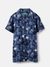 Boys Kidswear Regular Fit Resort Collar Inkdrop Shirt
