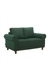 neudot Melody Sofa for Living Room |2 Persons Sofa|Premium Fabric with Padded Cushioned Armrest |Solid Wood Frame|2 Seater in Castle Green Color