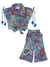 Albion Kids Girls Set Pure Pink A-Sky Blue Coord Set