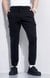 Men's Black Cotton Blend Handwoven Trousers