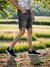 Celio Men Black Solid Regular Fit Cotton Mid-Rise Denim Bermuda Shorts