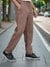 Celio Men Brown Solid Relaxed Fit Linen Trouser