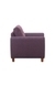 neudot Scott Single Seater Fabric Sofa | Premium Fabric Sofa | Padded Cushioned Armrest | Solid Wood Leg - 3 Year Warranty - Paradise Purple