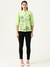 Albion Women Smart Premium P Green Blouson Top