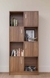 NEUDOT Funny Engineered Wood Semi-Open Book Shelf (Finish Color - Teak, Knock Down)