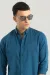 BENOIT TEAL PLAIN SHIRTS