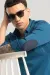 BENOIT TEAL PLAIN SHIRTS