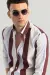 CLEMENCE MAROON STRIPES SHIRTS