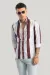 CLEMENCE MAROON STRIPES SHIRTS