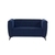 neudot Diva Sofa for Living Room |2 Persons Sofa|Premium Fabric with Cushioned Armrest | 3 Years Warranty|Solid Wood Frame|2 Seater in Cobalt Blue Color