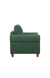 neudot Melody Sofa for Living Room |1 Person Sofa|Premium Fabric with Padded Cushioned Armrest | Solid Wood Frame|1 Seater in Castle Green Color