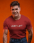 Men's Regular Fit - Casual T-Shirt - Just Lift (Red)