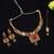 Firoza Gold Plated Necklace Set