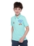 Octave Boys Printed Polo Collar Applique T-Shirt