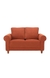 neudot Melody Sofa for Living Room |2 Persons Sofa|Premium Fabric with Padded Cushioned Armrest | Solid Wood Frame|2 Seater in Rusty Cider Orange Color