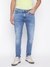 Blue Solid Skinny Fit Jeans