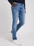 Denim Solid Mid Rise Denim Jeans