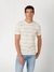 Multicolor Striped Round Neck Short Sleeves T-Shirt