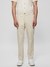 Beige Blanco Solid Mid Rise Myron Dressy Pants