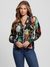 Garden Glow Floral Mandarin Full Sleeve Lisette Top