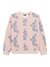 Guess Girls Pink Floral & Geometric Print Round Neck Long Sleeves Sweatshirt