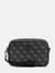 Black Printed PU Crossbody Bag