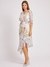 Multi Polyester Printed Wrap Dress
