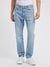 Blue Pure Cotton Solid Relaxed Fit Jeans