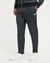 Guess Men's Black Polycotton Printed Regular Fit Trackpants