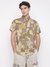 Nucamo Allover Printed Spread Collar Short Sleeves Shirt