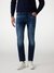 Men Blue Solid Mid-Rise Ankle Length Jeans
