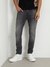 Men Grey Solid Mid-Rise Ankle Length Jeans