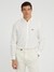 White Solid Spread Collar Full Sleeves Shirt