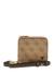 Guess Men Beige Printed Zip Around Wallet with Zip Closure