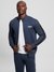Guess Men's Blue Solid High Neck Long Sleeves Jacket