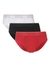 GUESS White/Red/Black Men's Joe Brief 3 Pack