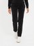 Guess Black Polyester Blend Solid Regular Fit Trouser