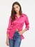 Pink Solid Spread Collar Full Sleeves Shirt