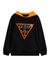 Black Full Sleeves Embroidered Sweatshirt