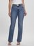 Blue Solid High-Rise Ankle Length Jeans