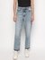 Blue Solid Straight Fit Eco Lincoln Jeans