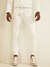 White Solid Aldwin Long Pant
