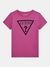 Pink Round Neck Short Sleeves Printed T-Shirt