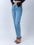 Blue Washed Mid-Rise Full Length Jeans