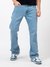 Blue Washed Mid-Rise Full Length Jeans