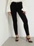 Women Black Solid Mid-Rise Ankle Length Jeans