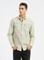 Hazel Wood Solid Spread Collar Full Sleeve Shirt