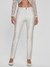 Off White Solid Mid-Rise Full Length Trouser