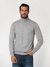 Marble Heather Solid Turtle Neck Full Sleeve Pullover Sweater