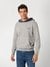 Guess Marble Heather Hooded Solid Sweatshirt